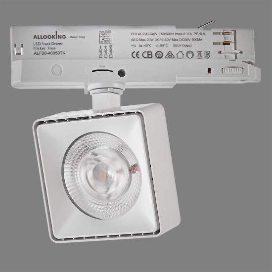 Proiector cu LED pe sina Kendra, 20W - ACB Iluminacion