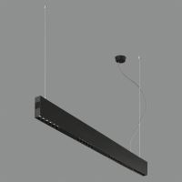Pendul LED Tango, 40W(3320lm) + 18W(1883lm), neagra - ACB Iluminacion