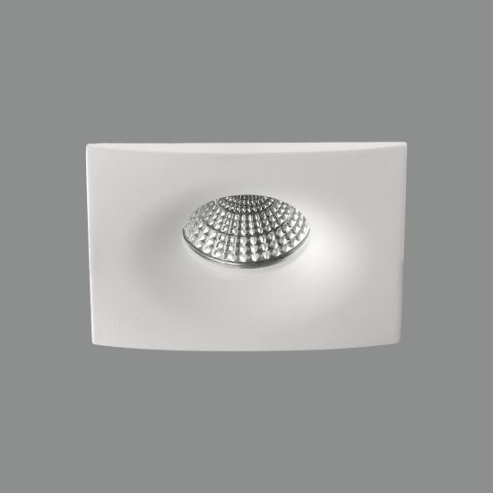 Spot fix incastrat Doro, 1xGU10, patrat, IP20 - ACB Iluminacion