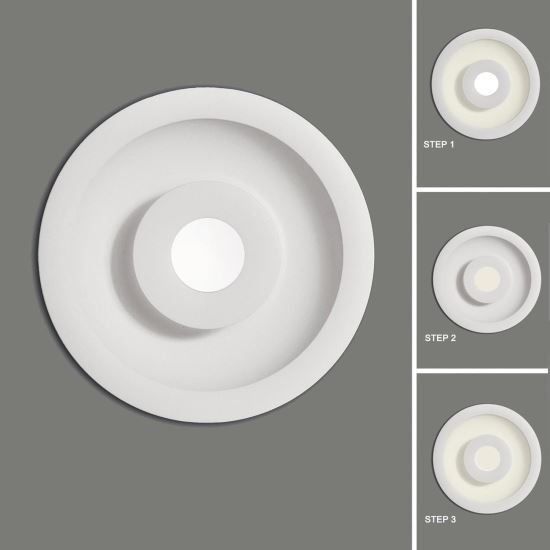 Spot fix LED incastrat Bios, 22W, alb, rotund, IP20 - ACB Iluminacion