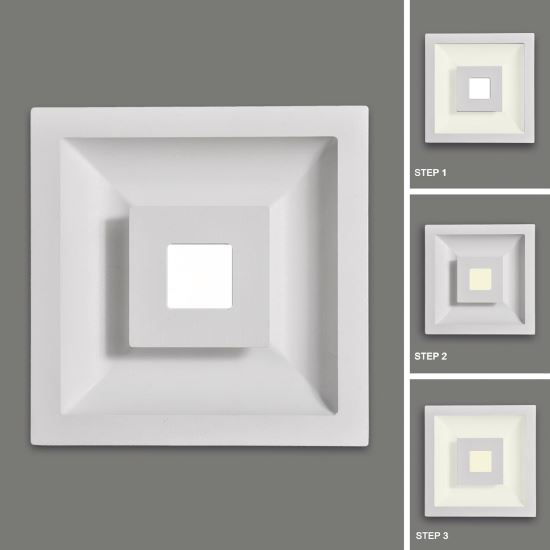 Spot fix LED incastrat Rexa, 22W, alb, patrat, IP20 - ACB Iluminacion
