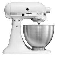 Mixer cu bol 4.3L, Classic, White - KitchenAid