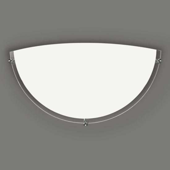 Aplica perete Kali, 1xE14, alb-crom-opal - ACB Iluminacion