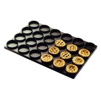 Tava cu forme rotunde pentru tarte 600x400mm - Errepan
