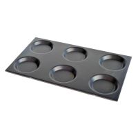 Tava GN cu forme rotunde pentru oua si omlete - Errepan