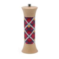 Rasnita din lemn cu decoratiune printata UV, pentru piper 20cm Fantasia - Bisetti