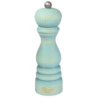 Rasnita din lemn pentru piper 19cm Vintage albastru - Bisetti