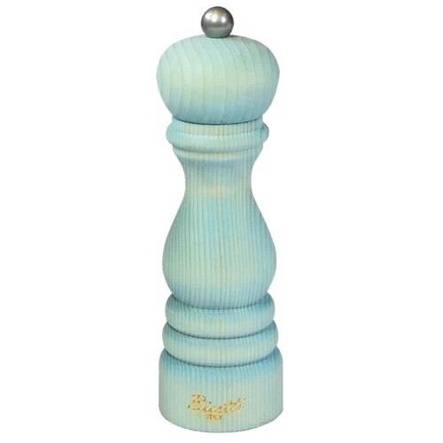 Rasnita din lemn pentru piper 19cm Vintage albastru - Bisetti