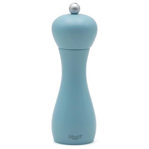 Rasnita albastru din lemn pentru piper 18cm Rimini - Bisetti