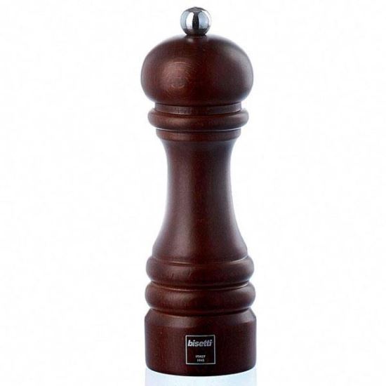 Rasnita din lemn de nuc pentru piper 16.5 cm Genova - Bisetti