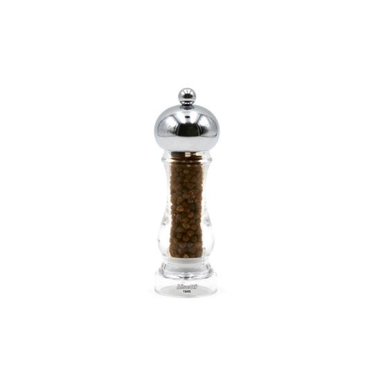 Rasnita din acril cu cap cromat pentru piper 16.5 cm Capri - Bisetti