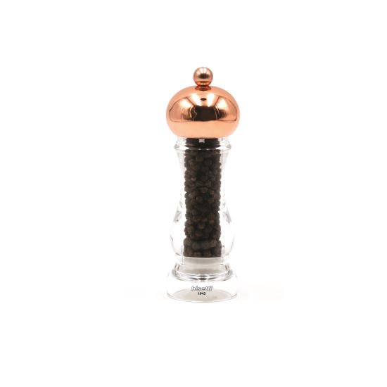 Rasnita din acril cu cap di cupru pentru piper 16.5 cm Capri - Bisetti