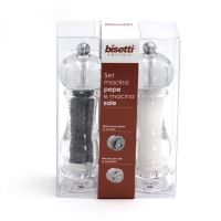 Set doua rasnite din acril pentru sare si piper 16.5 cm Capri - Bisetti
