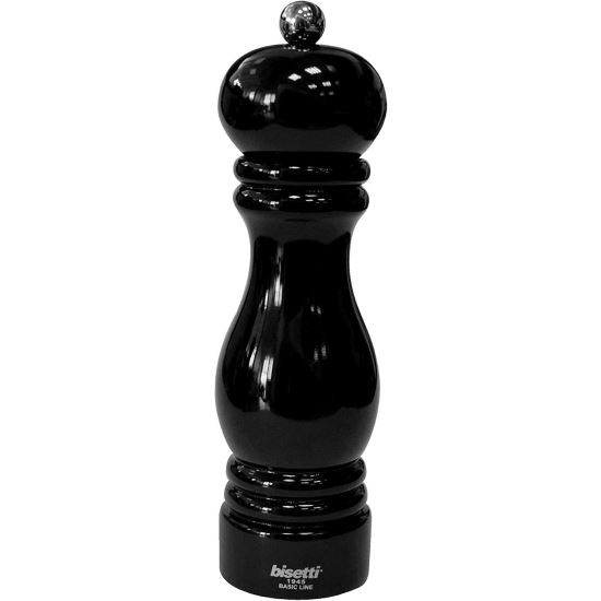 Rasnita neagra din lemn pentru sare 19 cm Sorrento - Bisetti