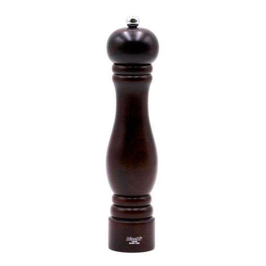 Rasnita din lemn in culoarea nucului pentru piper 25 cm Sorrento - Bisetti