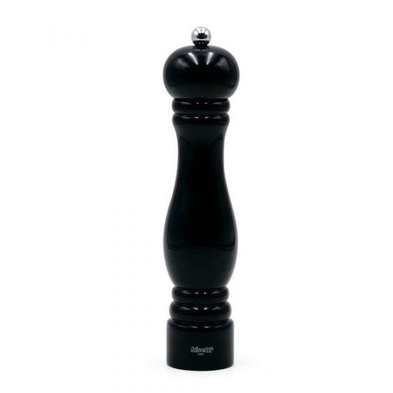 Rasnita neagra din lemn pentru sare 25 cm Sorrento - Bisetti