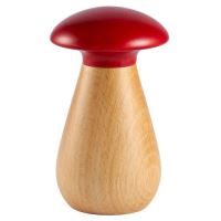Rasnita in forma de ciuperca din lemn cu cap rosu 13.5 cm Icons- Bisetti