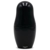 Rasnita neagra din lemn in forma de matrioshka pentru sare si piper  - Bisetti