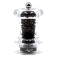 Rasnita pentru piper din acril cu mix creole 10 cm - Bisetti