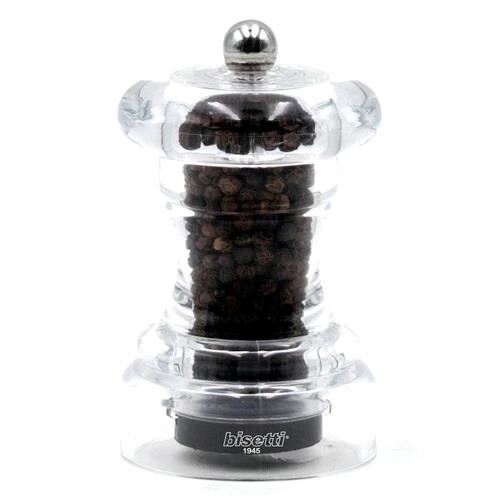 Rasnita pentru piper din acril cu mix creole 10 cm - Bisetti