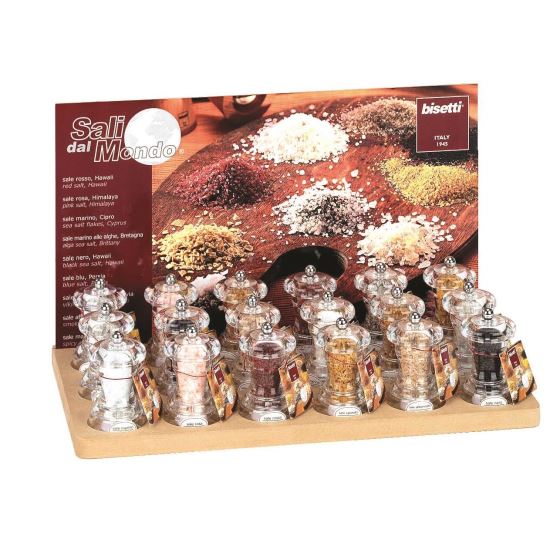 Set 18 (2x9) rasnite cu sare pe suport - Bisetti