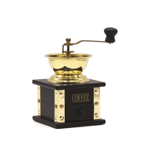 Rasnita verde din lemn lacuit pentru macinat cafea - Bisetti