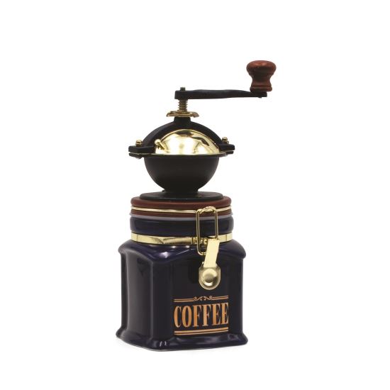 Rasnita albastra din ceramic pentru macinat cafea - Bisetti
