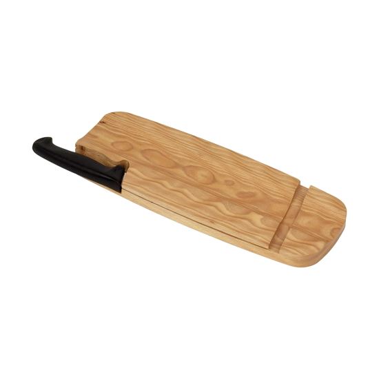 Blat tocator din lem pentru taiat salam - Bisetti