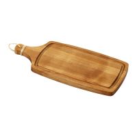 Blat tocator din lemn cu maner 43 x 20 x 2 cm - Bisetti