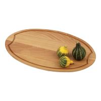 Blat tocator oval din lemn 45 x 30 x 2 cm - Bisetti
