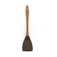 Spatula din silicon cu maner din lemn - Bisetti