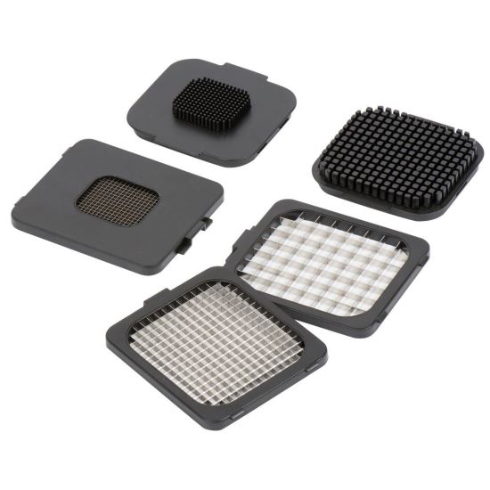 Kit 3 lame + 2 impingatoare pentru aparat de feliat kegume Aligator - Louis Tellier