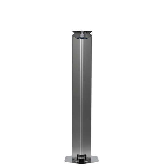 Dozator dezinfectant cu pedala, din INOX - Louis Tellier
