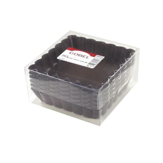 Set 6 forme patrate pentru tarte - Louis Tellier