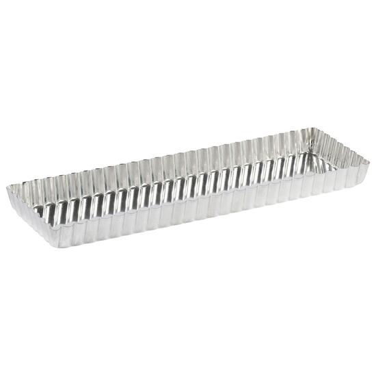 Forma dreptunghiulara pentru tarta 350/340x110/100x25 mm - Louis Tellier