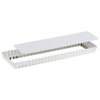 Forma dreptunghiulara cu fund detasabil pentru tarta 350/340x110/100x25 mm - Louis Tellier
