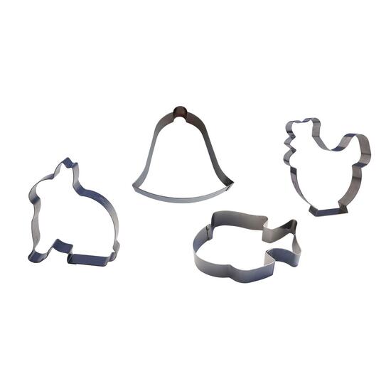 Set 4 forme de paste pentru prajituri - Louis Tellier