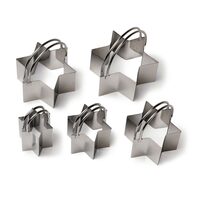 Set 5 accesorii in forma de stea pentru taiat  - Louis Tellier