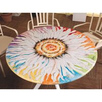 Set masa rotunda din piatra de lava + scaune LUX 204 - Domiziani