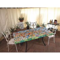 Set masa dreptunghiulara din piatra de lava + scaune LUX 208 - Domiziani