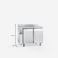 Masa refrigerare cu doua usi 258 litri - Samaref
