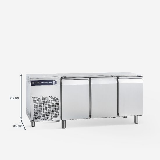 Masa refrigerare cu 3 usi 424 litri - Samaref