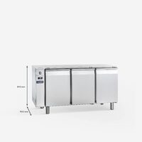 Masa refrigerare cu 3 usi 401 litri - Samaref