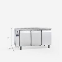 Masa congelare cu 3 usi 401 litri - Samaref