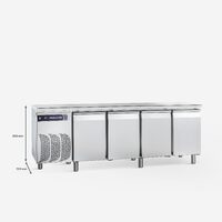 Masa refrigerare cu 4 usi 568 litri - Samaref