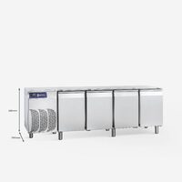Masa refrigerare cu 4 usi 568 litri - Samaref