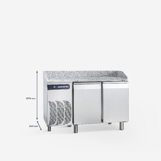 Masa refrigerare cu blat, doua usi 400 litri - Samaref