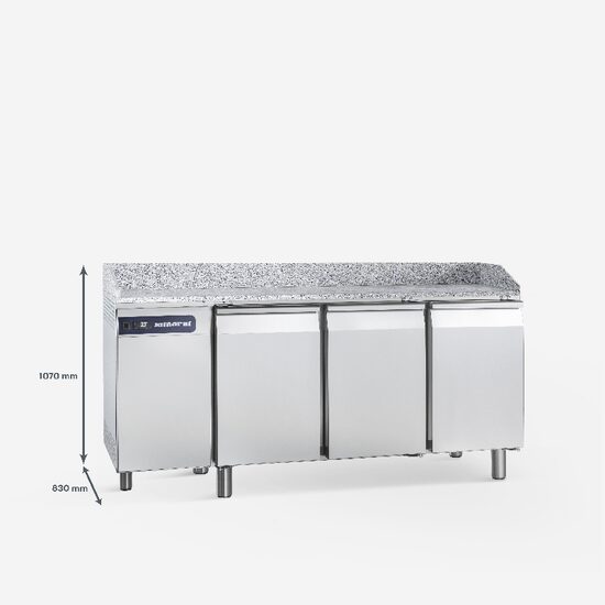 Masa refrigerare cu blat, 3 usi 586 litri - Samaref