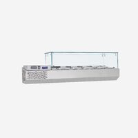 Vitrina ingrediente pizza 50 litri - Samaref