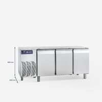 Masa refrigerare patiserie cu 3 usi 609 litri - Samaref